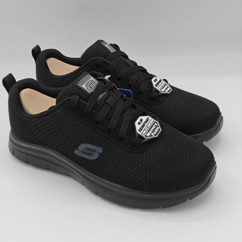 Skechers Flex Advantage SR Bendon Non-Slip Work Shoe, Men's Size 7 Wide